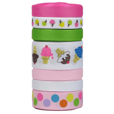 HipGirl Grosgrain Ribbon Collection Value Pack
