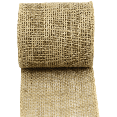 Kel Toy High Quality Jute Burlap Ribbon 4 Inch By 10 Yard